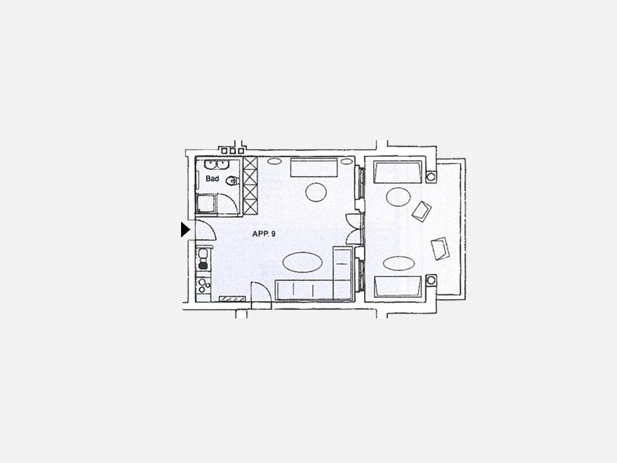 Kaiservillen Heringsdorf - 1-Raum-Appartement Mit Balkon Ik9 Экстерьер фото